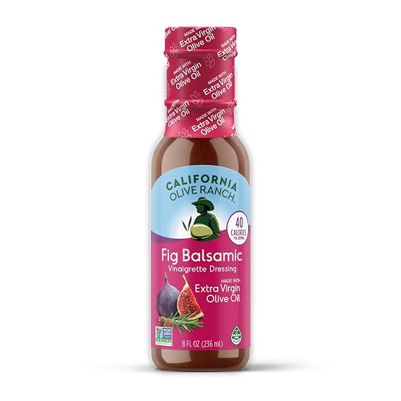 California Olive Ranch, Dressing Vinaigrette Fig Balsamic, 10 Fl Oz