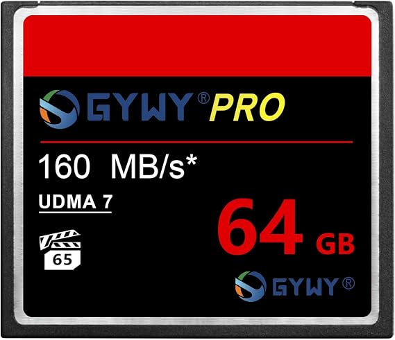 64GB UDMA Speed Up to 160MB/s Camera CF Card.for Professional Photographer Enthusiast