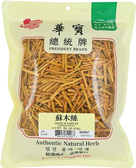 Wood | Su Mu Chinese Herb - Suitable to Invigorate Blood and Remove Stagnation - Chinese Herb 16 Oz |-- 16