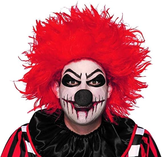 Rubies Evil Clown Wig for Adults, Unisex One Size