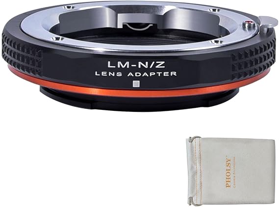 PHOLSY Lens Mount Adapter Compatible with Leica M Lens and Nikon Z Camera