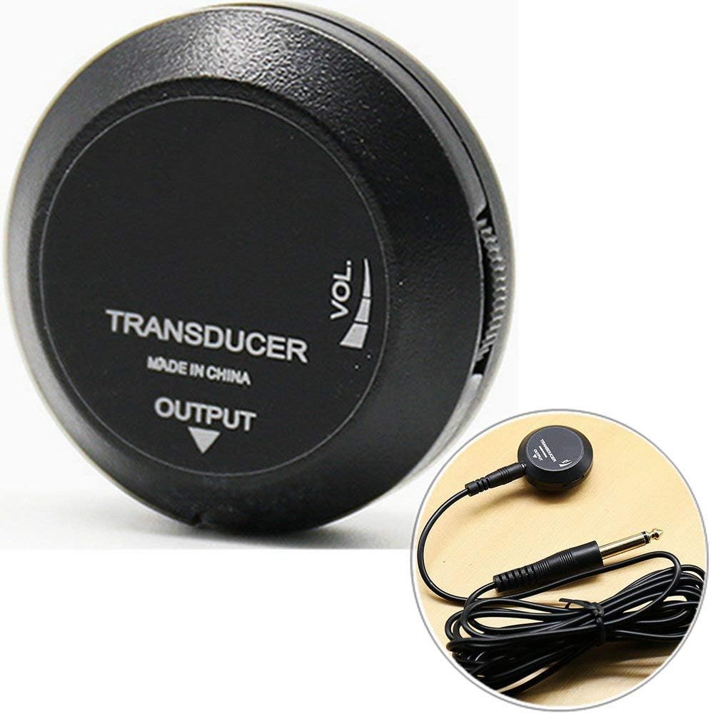 Luvay Acoustic Guitar Pickup, Piezo Contact Microphone Transducer for Acoustic Guitar, Ukulele, Violin, Mandolin, Banjo, Cello, Kalimba, Harp etc