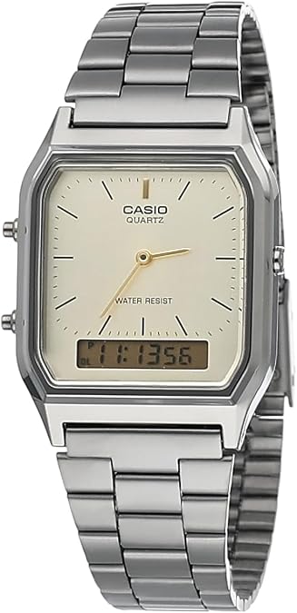 Casio Analog-Digital Fashion Quartz Mens Vintage Casio AQ-230GG-9A