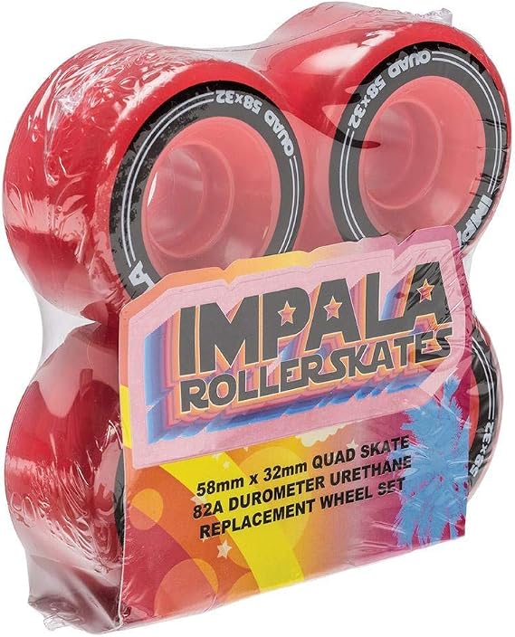 Impala 4 Pack Wheels - Red