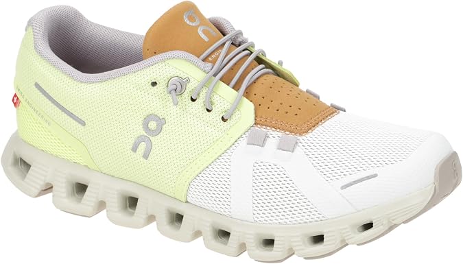 On Cloud 5 Men's Running Shoes, Hay/Ice