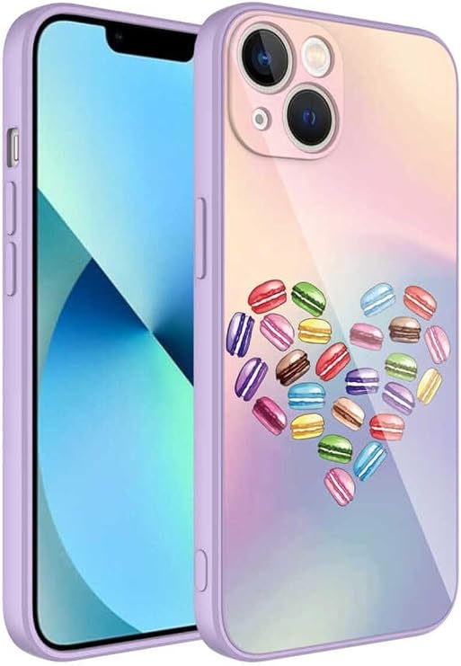 Zore Apple ile uyumlu iPhone 13 Kılıf Kamera Korumalı Desenli Sert Silikon Zore Epoksi Kapak NO1