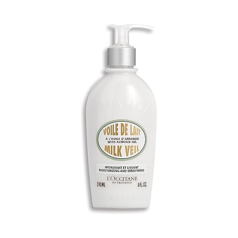 L'OCCITANE Almond Milk Veil Body Lotion, Lightweight, Fast-Absorbing Care