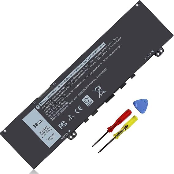 38Wh F62G0 Battery for Dell Inspiron 13 7000 7373 i7373 7386 2-in-1 7370 | 7380 5370 13-7373-0842 Series P83G P87G P91G P83G001 P83G002 P87G001 Vostro 13 5370 39DY5 039DY5 0F62G0 RPJC3 F62GO 11.4V