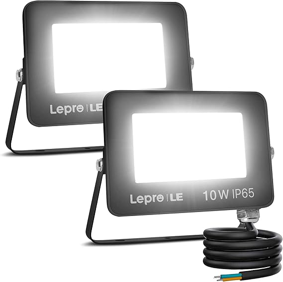 Lepro 10W LED Floodlight Outdoor, 850LM LED Security Lights [Energy Class F]