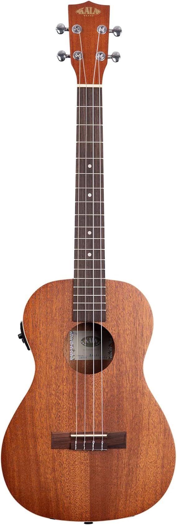 Kala KA-BE Satin Mahogany Baritone Acoustic-Electric Ukulele