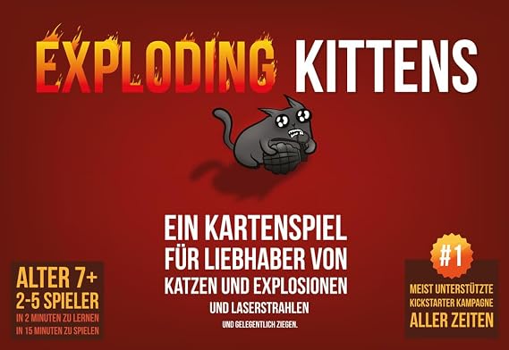 Asmodee ASMD0007 Exploding Kittens