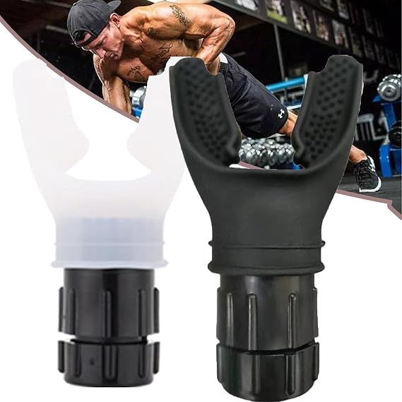 2-PCS Muscle Trainer, Portable Fitness Exercise Trainer, Easy-to-Clean and Reusable Exerciser Device to Improve Your Physical Fitness (White/Black)