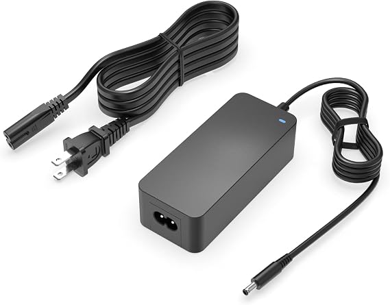 65W AC Charger Replacement for Dell 15 D15260 D15265 Laptop Power Supply Adapter Cord