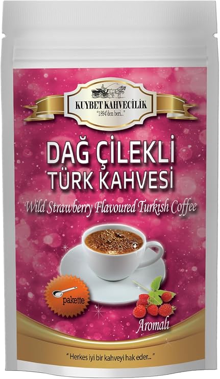 Kuybet Kahvecilik Dağ Çilekli Türk Kahvesi 200 Gr