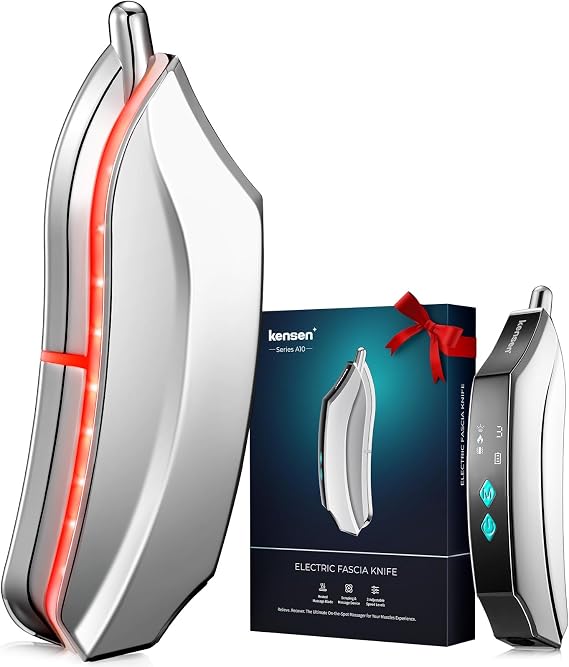 kensen Heated Muscle Scraper Tool - Electric Fascial Knife Gua Sha Tool