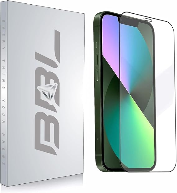 Babilden iPhone 14 Pro İle Uyumlu Ekran Koruyucu Uçtan Kenara Tam Kapsama Dayanıklı Temperli Kırılmaz Cam Koruma