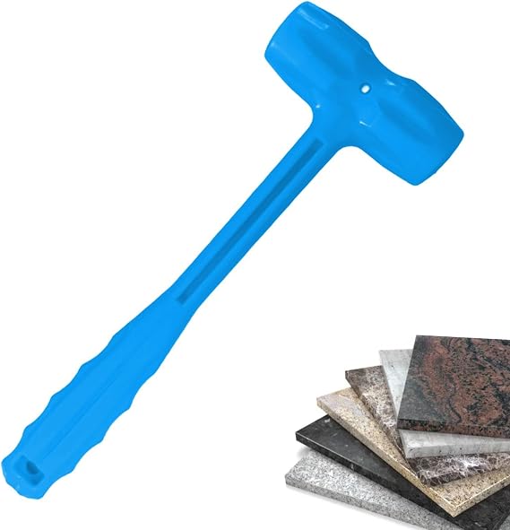 Mallet Hammer - Floor Mallet, Leather Craft Mallet | Mallet Hammer Small Hammer with Ergonomic Handle, Woodworking Hammer Rubber Mallet, Impact Resistant Anti-Slip Rubber Mallet Hand Tool for Home