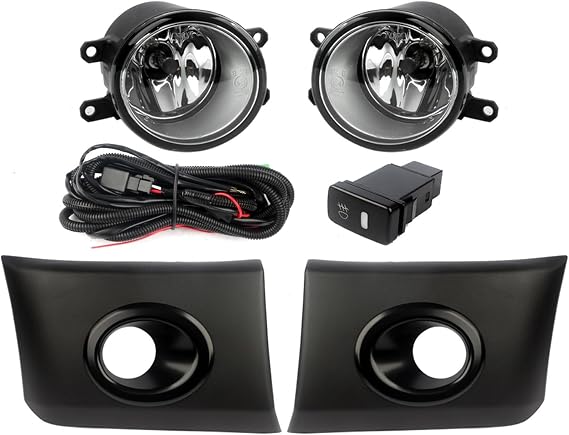 Front Bumper Fog Lamp Kit FOR TOYOTA PROBOX 2015-2023 Version Additional Foglight Set Switch Wiring