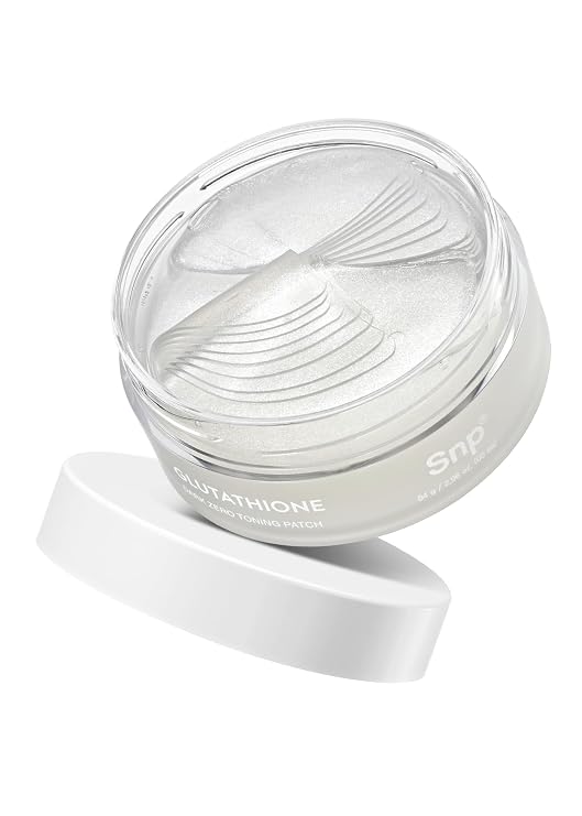 SNP 99% Glutathione + Niacinamide B3 Eye Patch | Nourishing Under Eye Patches for Blemishes and Dark Spots | Under Masks for Puffy Eyes and Dark Circles | Korean Skincare | 60 Patches