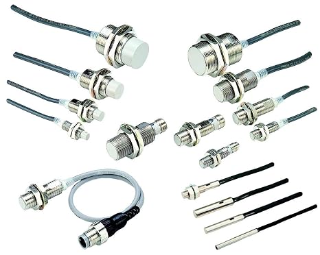 OMRON E2E-X8MD1-M1 8 MM Range, DC 2-Wire, E2E/E2E Next, M12 Connector, Normally Open, Polarity, Proximity Sensor, Standard FREQ., Standard Length, UNSHIELDED