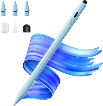 Hastraith Stylus Pen for iPad(2026-2018),13 mins Fast Charge Pencil with Tilt Sensitivity and Palm Rejection for iPad A16/10/9/8/7/6,Air 13"/11"/M3/M2/5/4/3,Pro 11"/13"/12.9"/M4/M2/M1,Mini 7/6/5,Blue