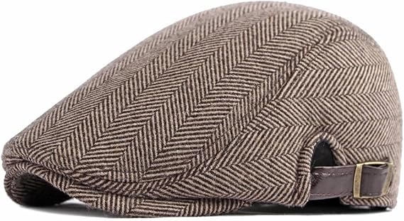 Men's Cotton Beret Flat Cap Ivy Gatsby Newsboy Driving Hat