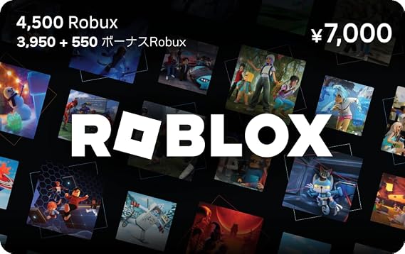 Robloxギフトカード - 4,500 Robux 限定バーチャルアイテムを含む オンラインゲームコード ロブロックス | オンラインコード版