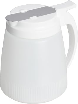 Winco PSUD-48 , Medium, White, Clear, 48 OZ, 1 Count (Pack of 1)
