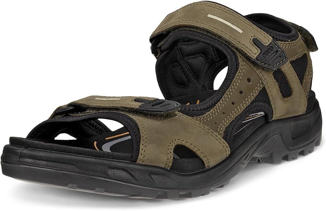 ECCO Mens 2026 Offroad Yucatan Lightweight Flexible Durable Leather Sandals