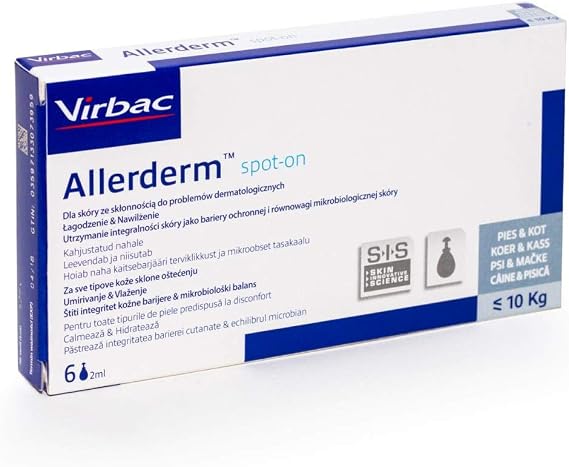 Allerderm point 6 x 2 ml - (small dogs and cats)