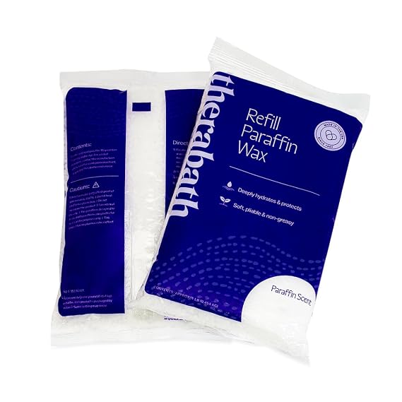 Therabath Paraffin Wax Refill - Thermotherapy - Use to Relieve Arthritis Discomfort, Stiff Muscles, Dry Skin - For Hands, Feet, Body - Deeply Hydrates & Protects - Made in USA, 6 lb. ScentFree