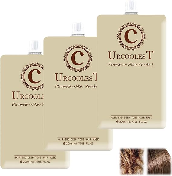 Magical Hair Mask, Molecular Repair Hair Mask, 200ML Advanced Molecular Collagen Hairmask Deep Conditioning for Hair Root Treatment Hair Ends Hydration Softness Shine (3Pcs)
