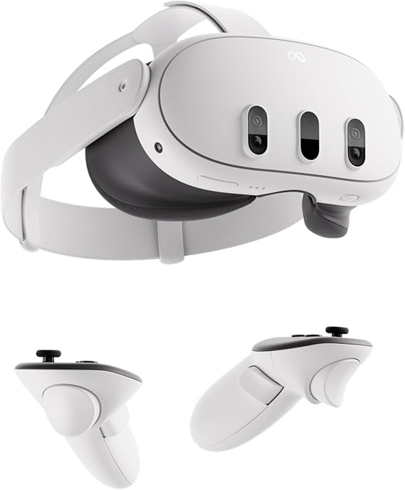 Meta Quest 3 128GB|最もパワフルなMeta Quest|究極の複合現実体験|オールインワンMR・VRヘッドセット