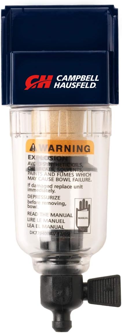 Campbell Hausfeld 1/4-Inch NPT Mini Air Filter, MP513803AV