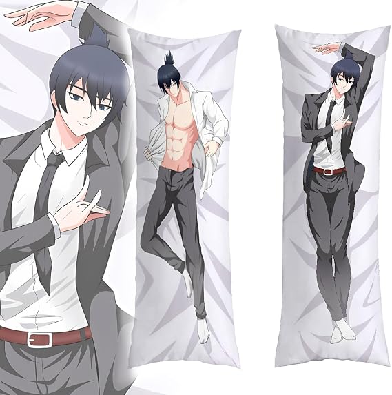 Anime Dakimakura Waifu Body Pillow Cover - Decorative Plush Case (19" x 59")