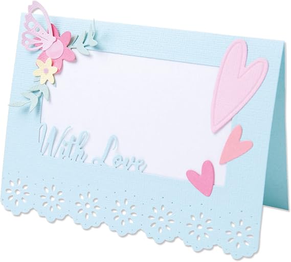 Sizzix Thinlits Die Set 11PK Lace Card Base by Olivia Rose, 665474
