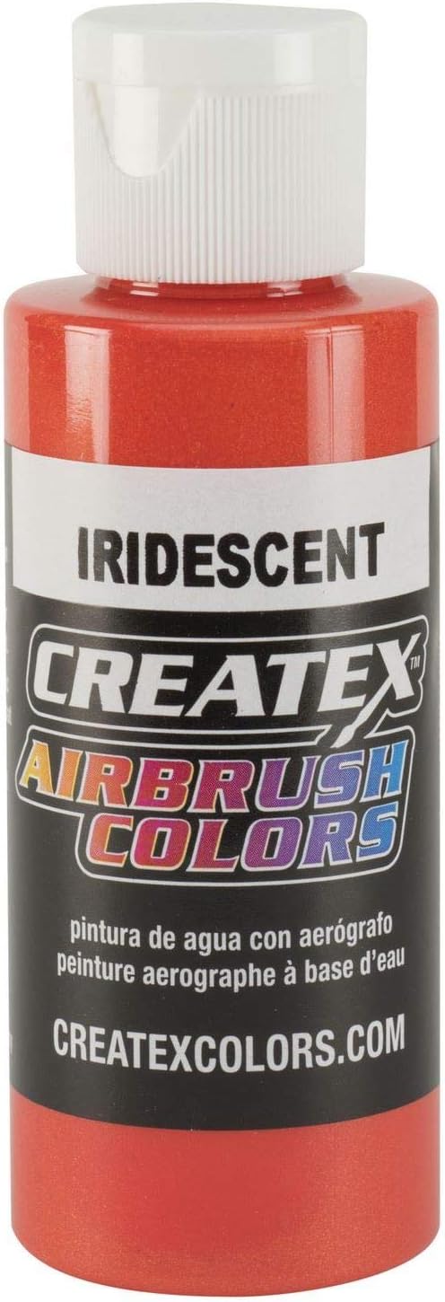 Createx Airbrush Colors iridescent scarlet 4 oz.