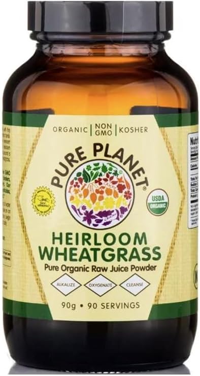 PURE PLANET Heirloom Wheatgrass - 90 Servings