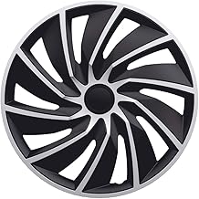 AUTO-STYLE Set Wheel Covers Turbo 15-inch Silver/Black