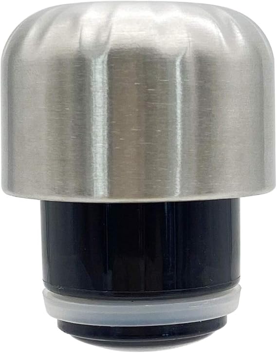 Replacement Lid for CHILLOUT LIFE Stainless Steel Water Bottles Cola Shape, Made of 18/8 Stainless Steel & BPA Free Materials (12 oz + 17 oz)