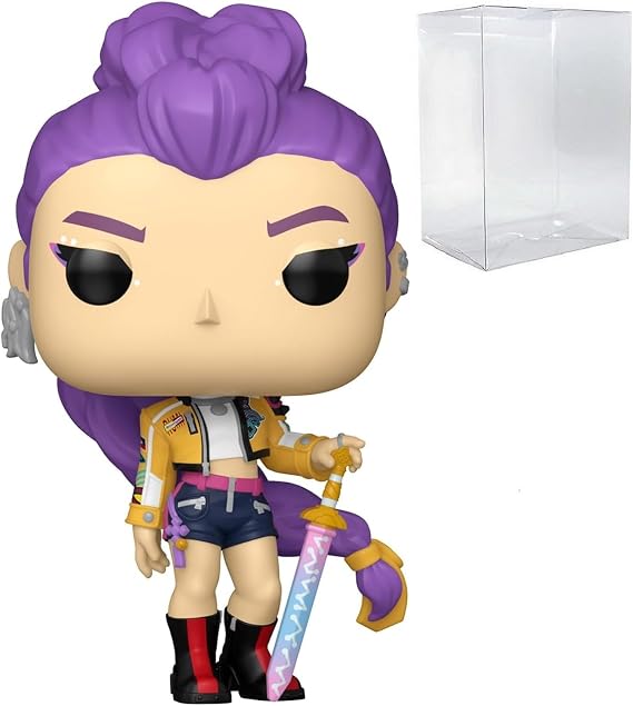POP Funko Anime: Kpop Demon Hunters - Rumi Vinyl Figure (Bundled with Compatible Box Protector Case), Multicolored, 3.75 Inches