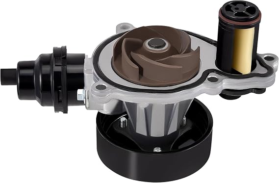 11518638026 Engine Coolant Water Pump Assembly with Gasket + Water Pump Seat Compatible with BMW B48 120i 220i 320i 420i 525i 630i F20 F30 F32 G30 G11 G01 X3 X4 320i 330i 520i, Replace 11517644809