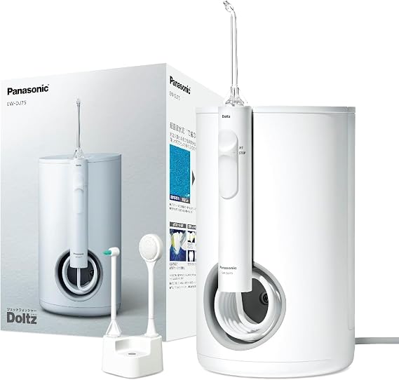 Panasonic EW-DJ75-W Jet Washer, Doltz Ultrasonic Water Flow, Stationary Model, White