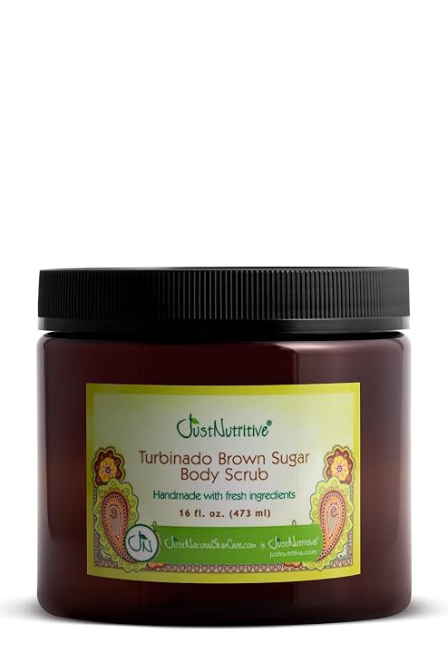 Turbinado Brown Sugar Body Scrub | Best Scrub for All Skin Types | Perfect polished skin delivered by 14 of natures best exfoliator and moisturizers