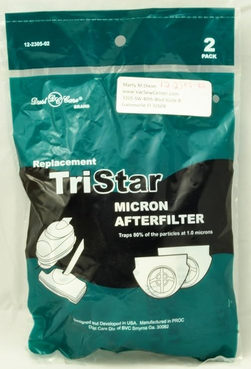 TriStar Vacuum Cleaner Secondary After Filter (Pack of 3)
