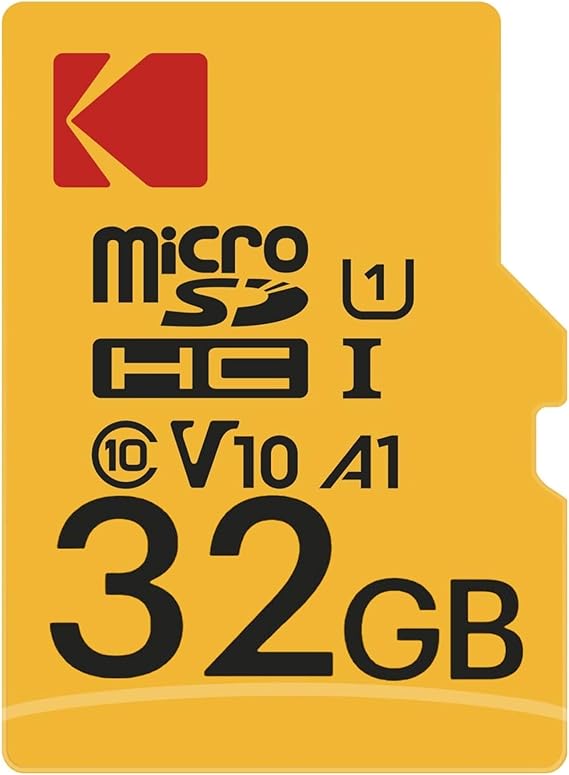 Kodak 32GB Class 10 UHS-I U1 MicroSDHC Card with Adapter 10x Write Speed | Adapter 10x Write Speed
