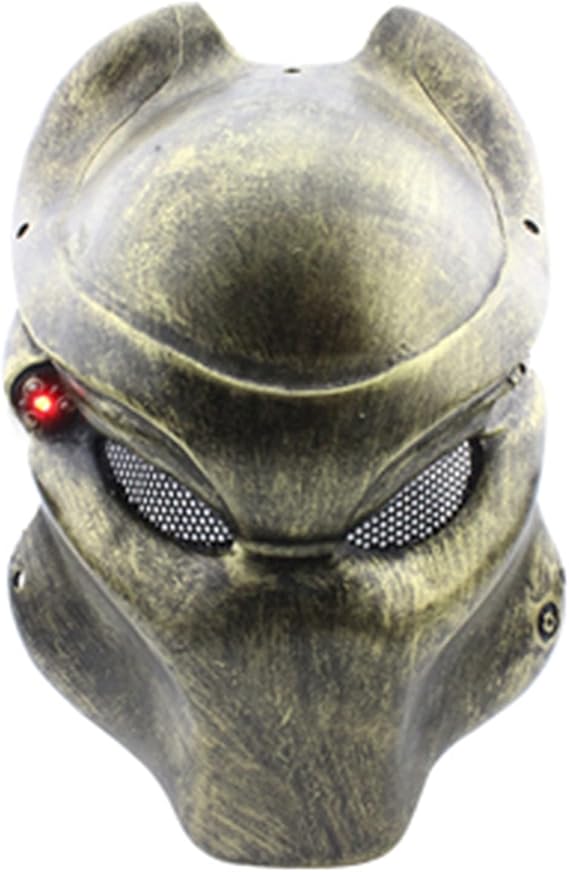 Alien Predator Mask GFRP Predator Full Face Cosplay Mask Halloween Dance Party Costume Mask Props