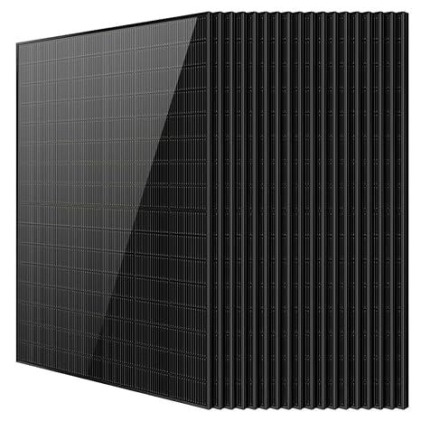 SUNGOLDPOWER UL61730 N-type 18PCS 450W Bifacial Solar Panels,16BB High Efficiency Monocrystalline Solar panel for Energy Storage,Charging Station, Household,On/Off Grid Solar System (18x450W bifacial)