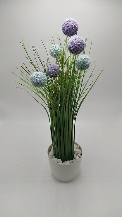Gerçekçi Yapay Çiçek 45cm Saksılı (Model-7)