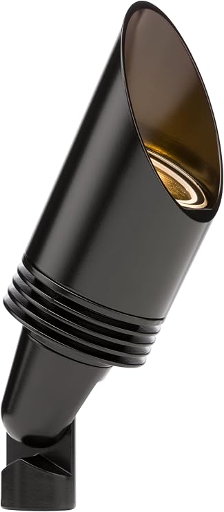 FX Luminaire by Hunter NP-ZDC-FB - Up Light Fixture Aluminum Housing & Black Finish (9.1W 35 Degree ZDC)